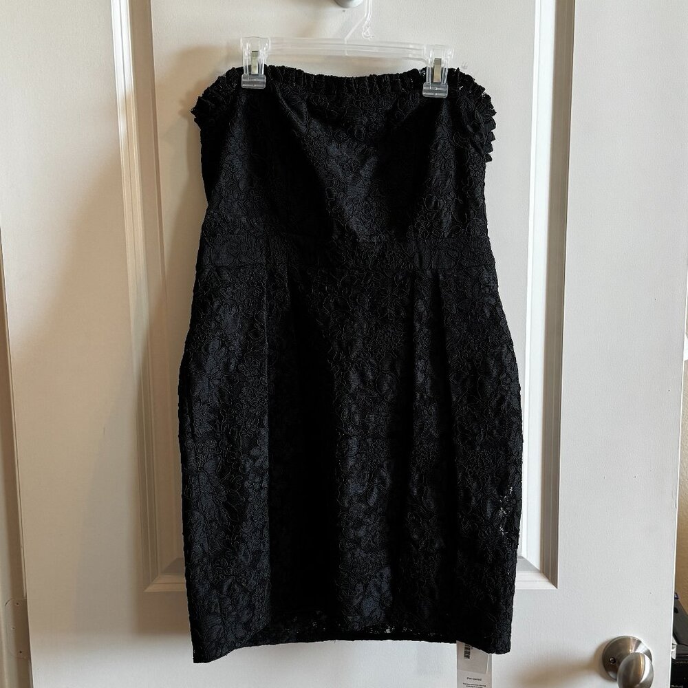 Alice + Olivia Lace Strapless Dress